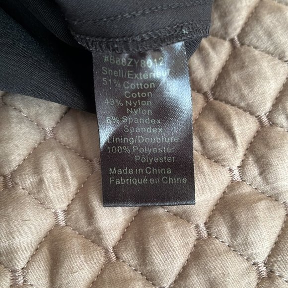 Black Pants with Camouflage and Gold Buckles on Waist - Picture 5 of 5